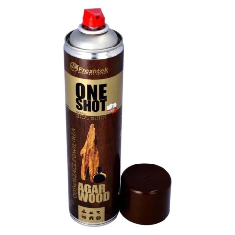Odświeżacz powietrza Freshtek ONE SHOT Agar Wood Premium Line 600ml