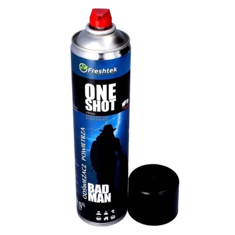 Odświeżacz powietrza Freshtek ONE SHOT Bad Man Premium Line 600ml