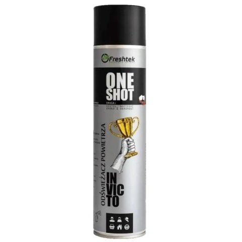 Odświeżacz powietrza Freshtek ONE SHOT Invicto 600ml