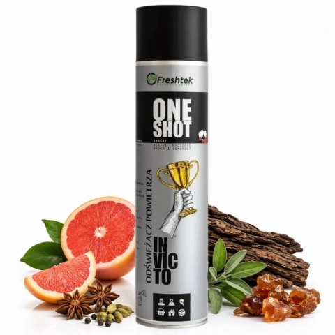 Odświeżacz powietrza Freshtek ONE SHOT Invicto 600ml