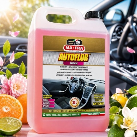 Odświeżacz w koncentracie do samochodów i pomieszczeń o przyjemnym odświeżającym zapachu AUTOFLOR RE-FRESH 5 l