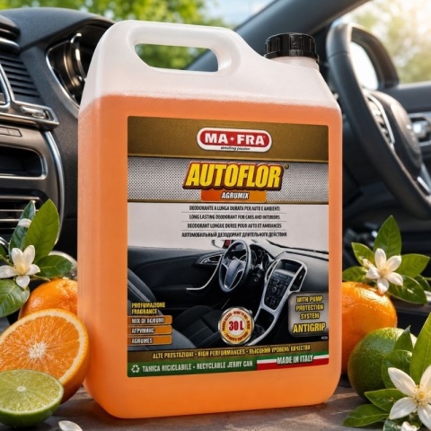 Odświeżacz w koncentracie do samochodów i pomieszczeń o zapachu cytrusów AUTOFLOR AGRUMIX 5 l
