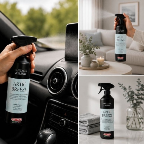 Odświeżacz w sprayu do auta i pomieszczeń FANTASIE DI ELISIR ARTIC BREEZE 500ml Mafra