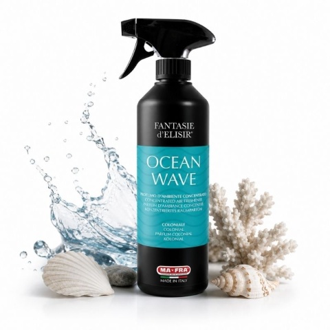 Odświeżacz w sprayu do auta i pomieszczeń FANTASIE DI ELISIR OCEAN WAVE 500ml Mafra