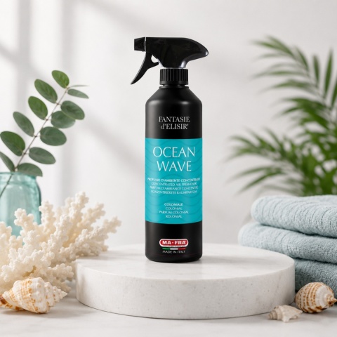 Odświeżacz w sprayu do auta i pomieszczeń FANTASIE DI ELISIR OCEAN WAVE 500ml Mafra