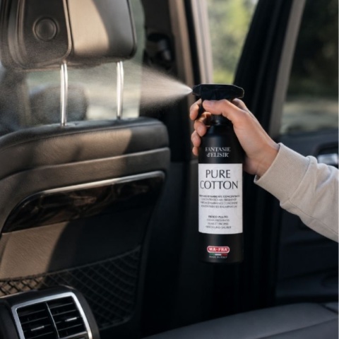 Odświeżacz w sprayu do auta i pomieszczeń FANTASIE DI ELISIR PURE COTTON 500ml Mafra