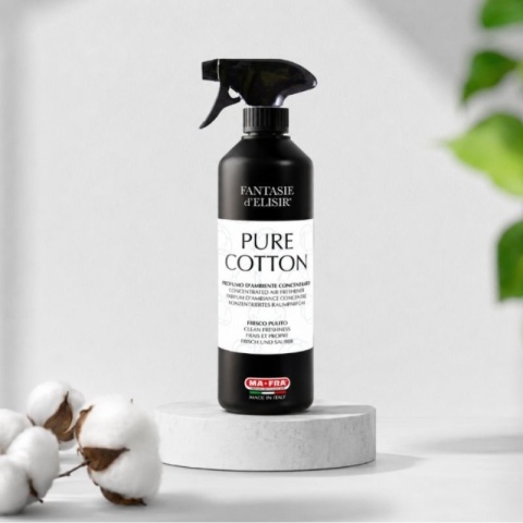 Odświeżacz w sprayu do auta i pomieszczeń FANTASIE DI ELISIR PURE COTTON 500ml Mafra
