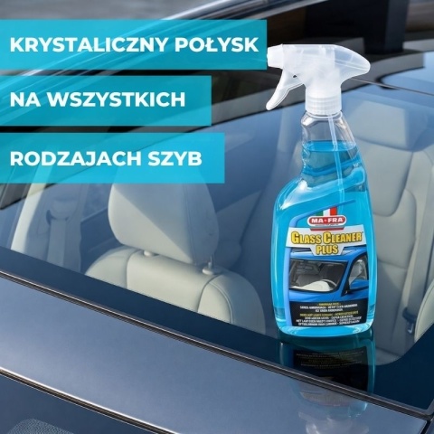 Płyn do mycia i odtłuszczania szyb oraz ekranów LCD GLASS CLEANER PLUS 750ml Mafra