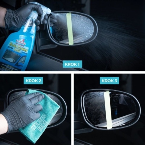 Płyn do mycia i odtłuszczania szyb oraz ekranów LCD GLASS CLEANER PLUS 750ml Mafra