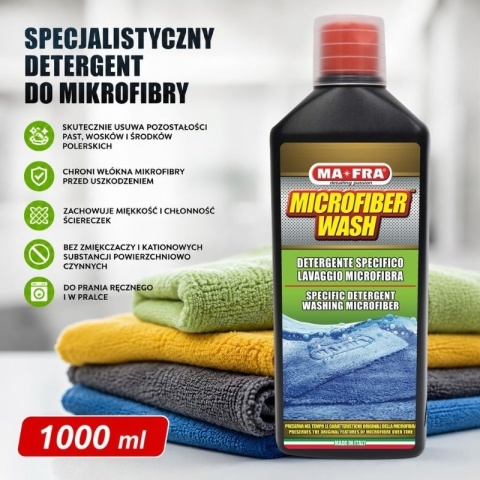 Płyn do prania ściereczek z mikrofibry MICROFIBER WASH 1000 ml