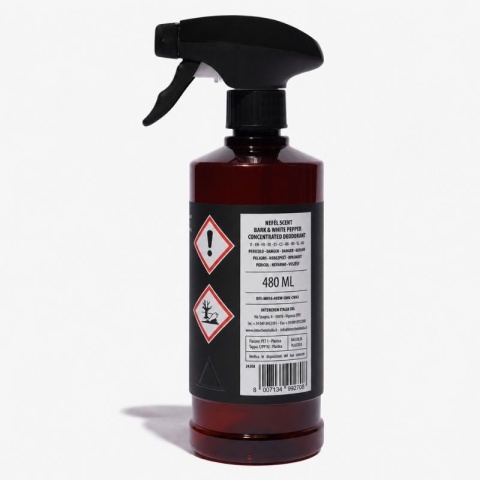 Skoncentrowany odświeżacz do pomieszczeń i tkanin NEFÉL SCENT BARK AND WHITE PEPPER 480ml Interchem Italia
