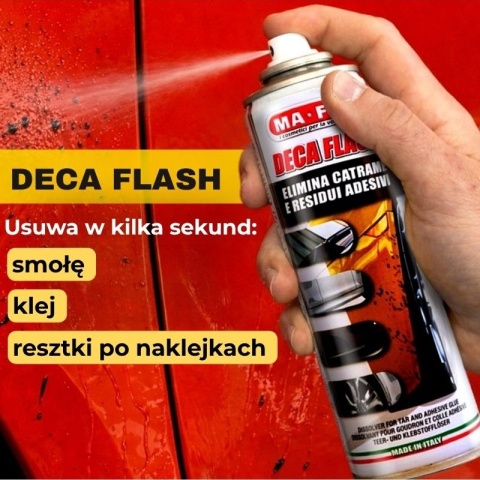 Spray do usuwania smoły i kleju DECA FLASH 250ml Mafra