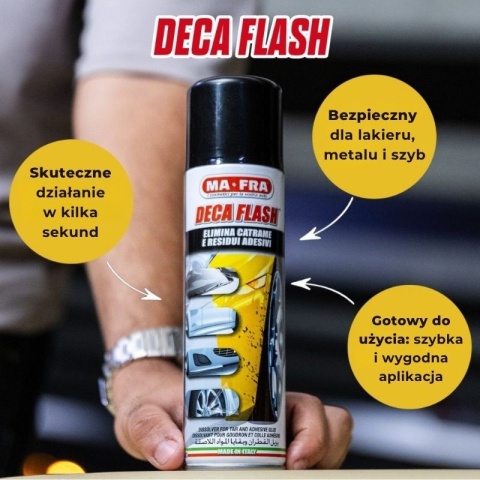 Spray do usuwania smoły i kleju DECA FLASH 250ml Mafra
