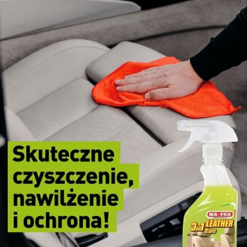Środek do czyszczenia i pielęgnacji skórzanej tapicerki 3w1 LEATHER CARE 500ml Mafra
