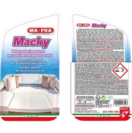 Środek do czyszczenia wyposażenia miękkiego, tapicerek z tkaniny i skaju MACKY 750 ml