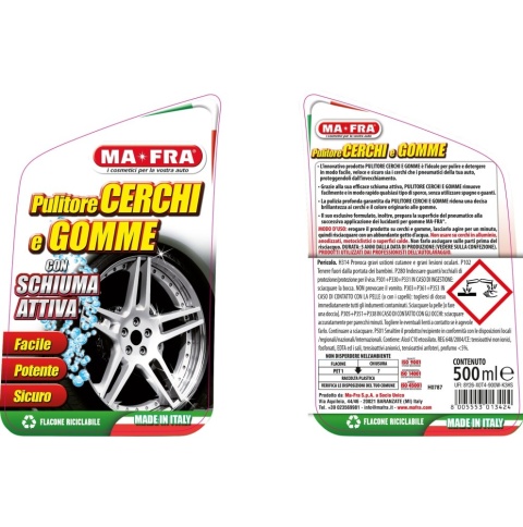 Środek do czyszczenie felg i opon WHEEL AND TYRE CLEANER 500 ml