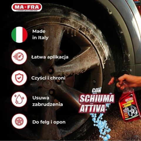 Środek do czyszczenie felg i opon WHEEL AND TYRE CLEANER 500 ml