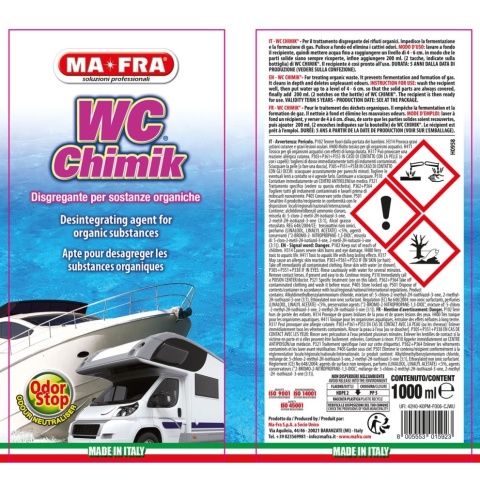 Środek do toalet turystycznych WC CHIMIK 1 l