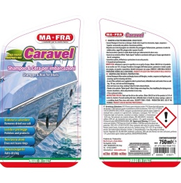 Szampon z woskiem do mycia łodzi CARAVEL 750 ml