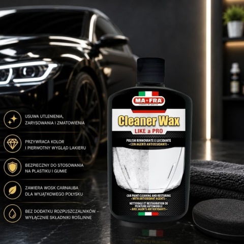 Wosk polerujący do karoserii CLEANER WAX 250 ml
